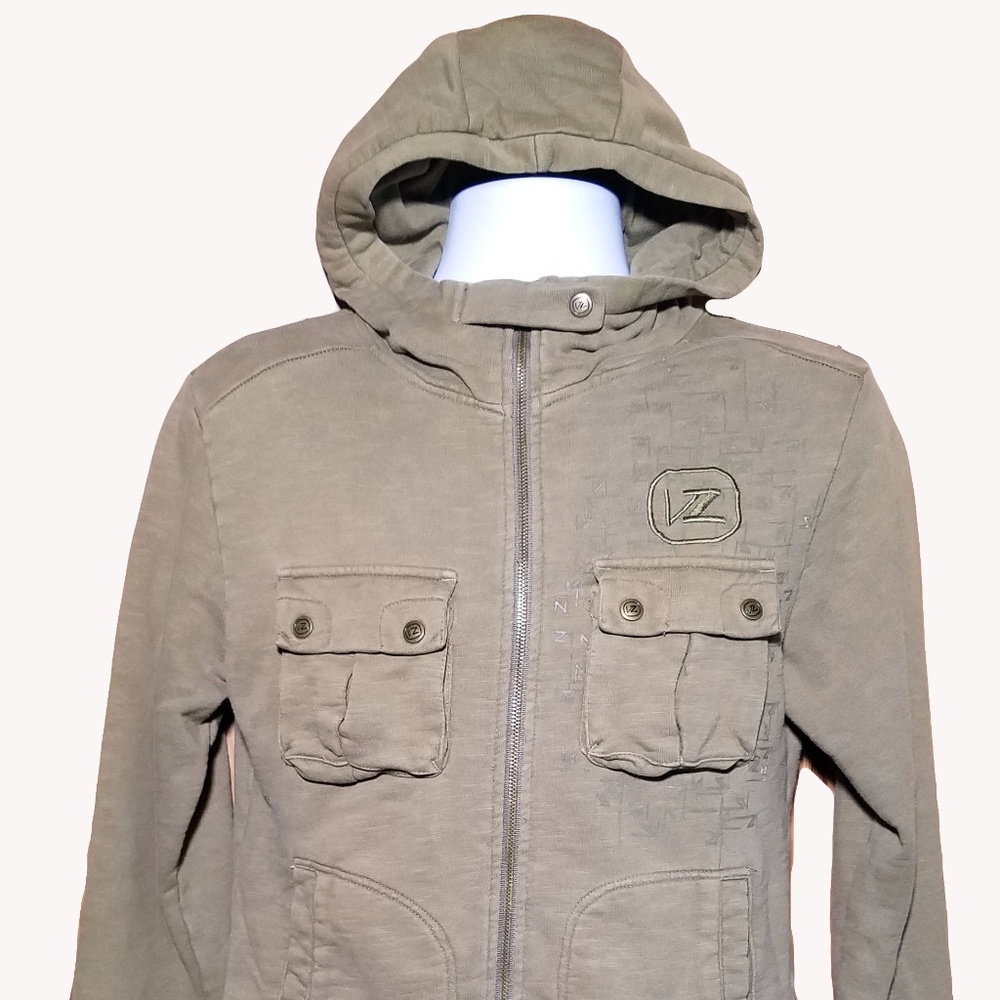 Von Zipper women's hooded jacket size Large rare